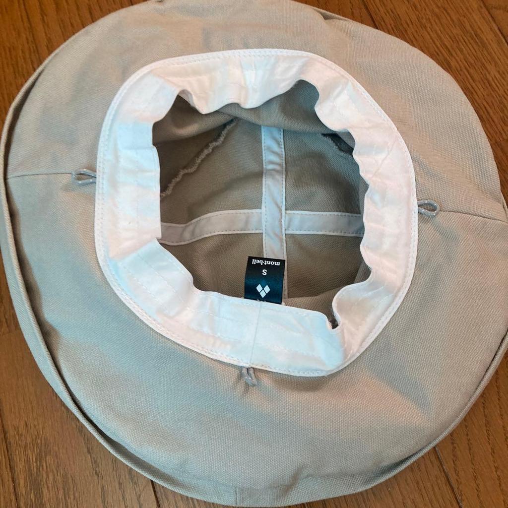 Used mont-bell outdoor hat cotton desert hat