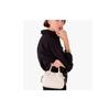 kate spade Dumpling Alphabet Logo Contrast Design Grain Leather Shoulder Crossbody Tote Mini Women's Off-White