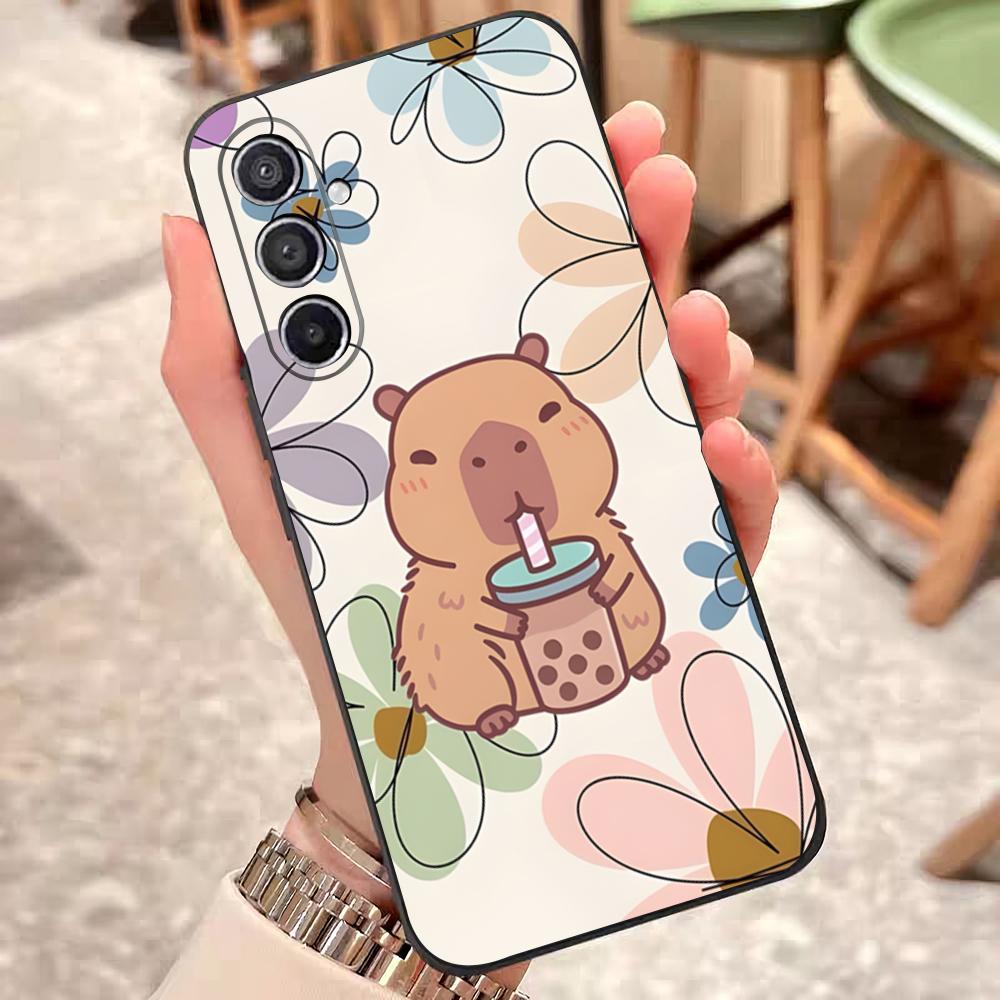 Funny Capybara Phone Case For Samsung S26 S25 Edge S24 S23 S22 S21 S20 Ultra Plus Fe Galaxy Silicon Cover