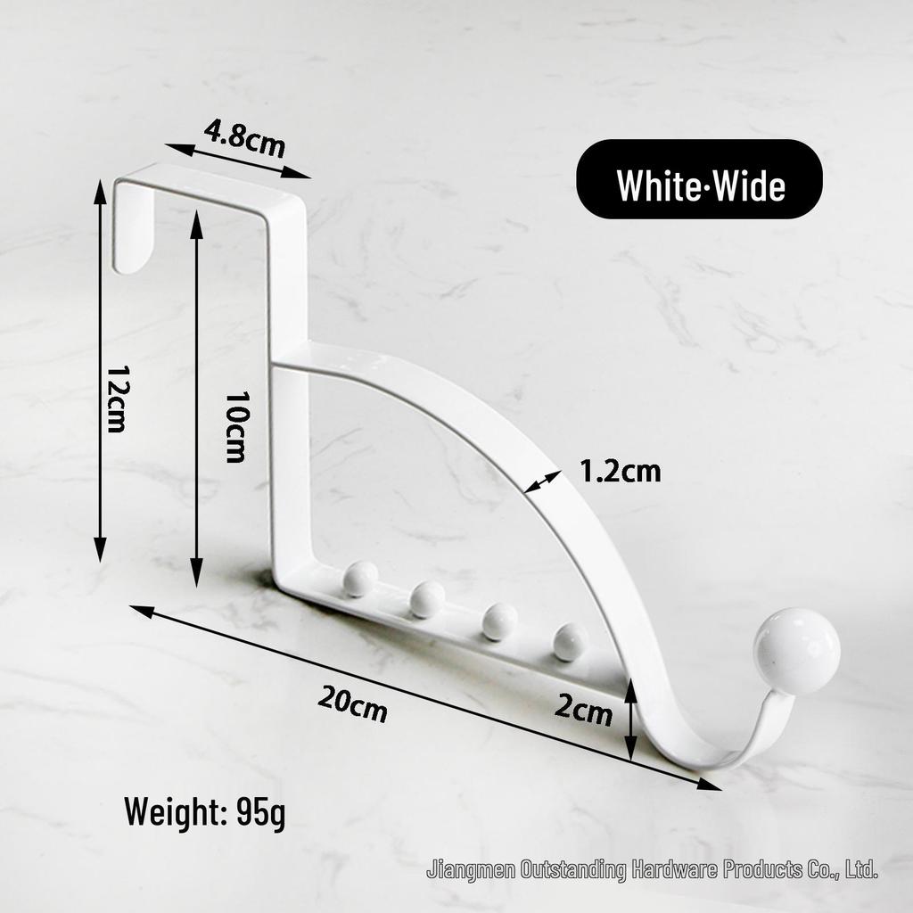 Creative Non-Slip Over-the-Door Hook Coat Rack Without Drilling