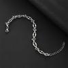 Hip-hop Cuban Knotted Titanium Steel Splicing Non-fading Bracelet Ins Trendy Niche Design Men's Cold Style Jewelry Women