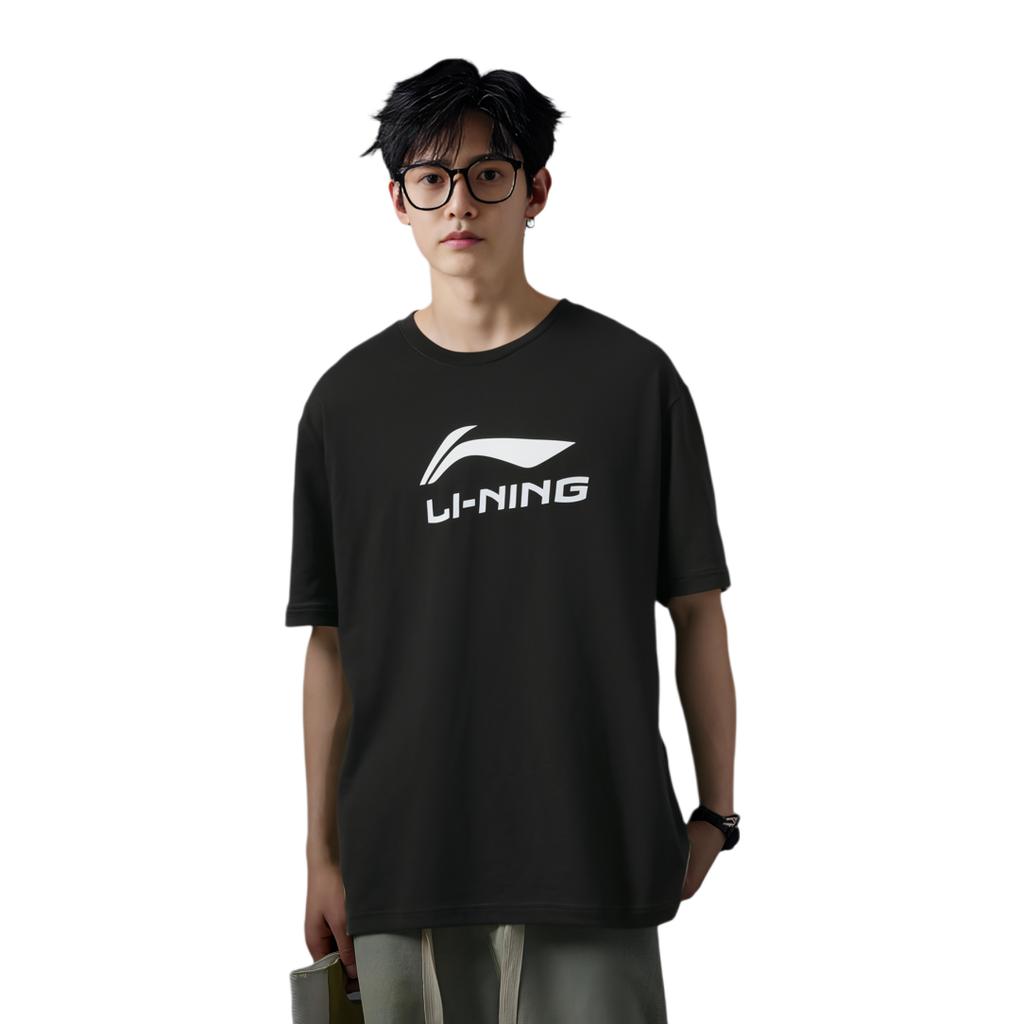 T-shirts Li Ning Unisexe Col Rond Coupe Droite Modérée ATSU493-1