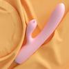 Telescoping Heating Powerful Rabbit Vibrator Dual Motor 8 Vibration Modes G-Spot Clitoris Vibration Massagers in Girls