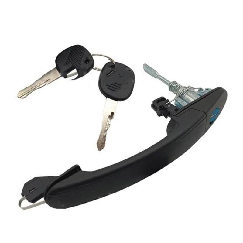 Car Exterior Door Handle Lock with 2 Keys for MK3 377837205 373837205 Replacement Door Handle Auto Accessories