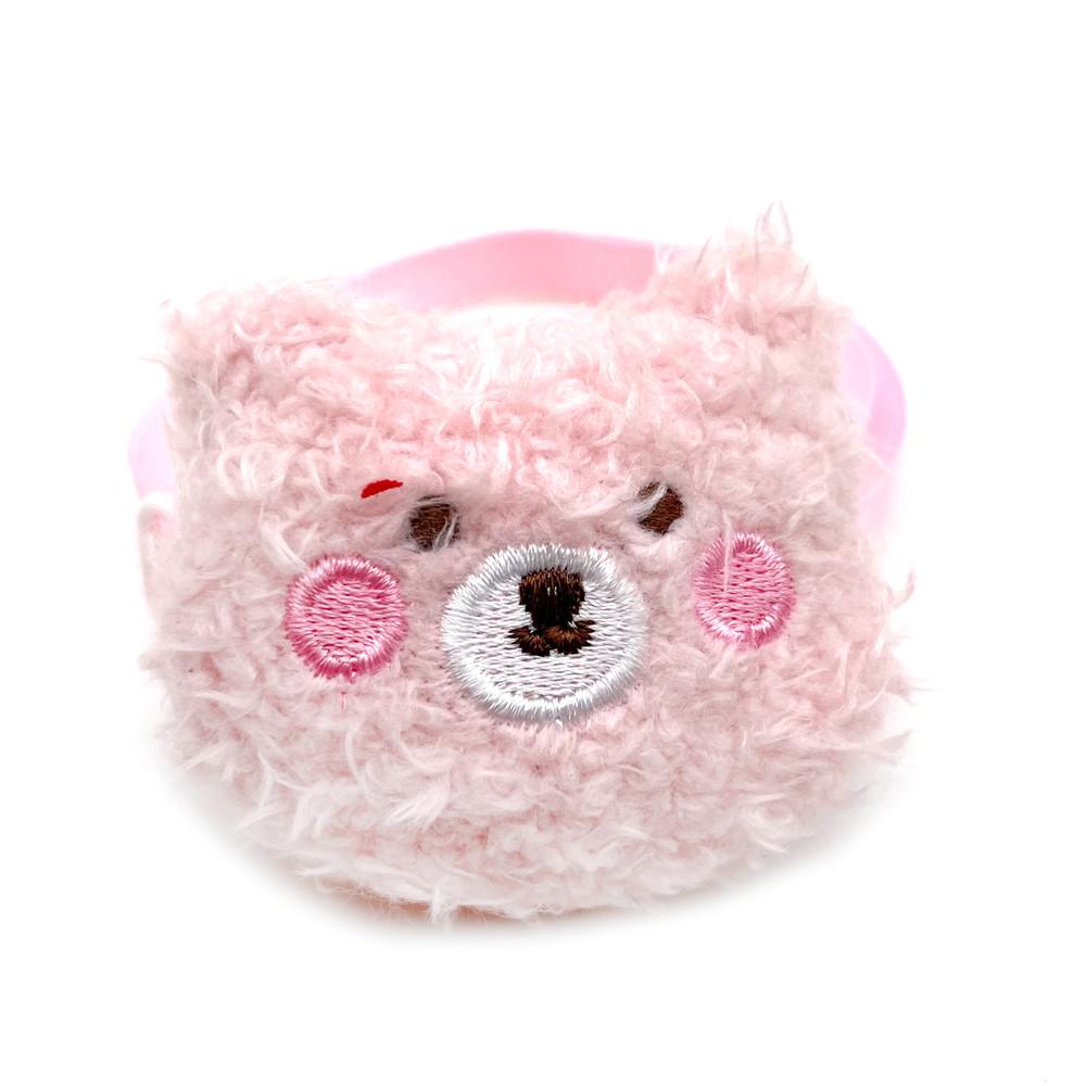 50/100pcs Cute Plush Bear Style Small Dog Puppy Holiday Bow Tie Puppy Dog Accessories Pet Product Dog Neckties for Small Dogs