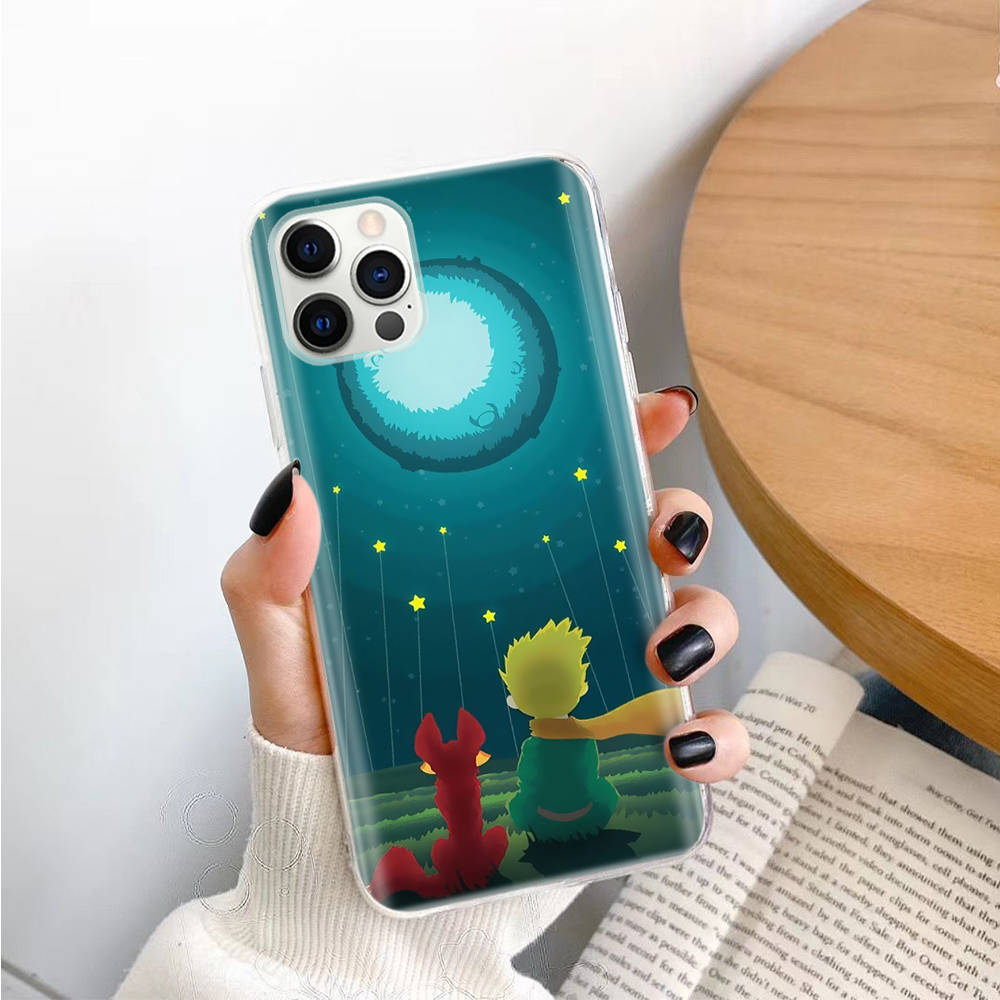 The Little Prince and the Fox TPU Case for iPhone XR 7 8 14 15 11 12 13 X XS Pro Max Xiaomi Redmi 13C Note 9 Samsung A22 S23 S24 Ultra Plus VIVO