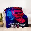 Johnny Hallyday Beyond Rock: Limited Edition Memorabilia SetBlanket Flannel Throw Blanket for Sofa, Bed, Travel, Camping, Office, Couch, Cha