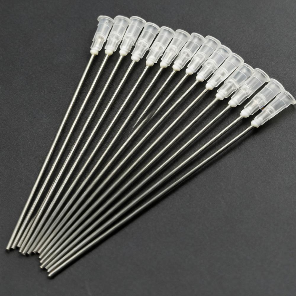 10cm Blunt Tip Dispensing Needles, Long Industrial Glue Applicator Needles for Syringe DIY Craft Liquid Dispensing