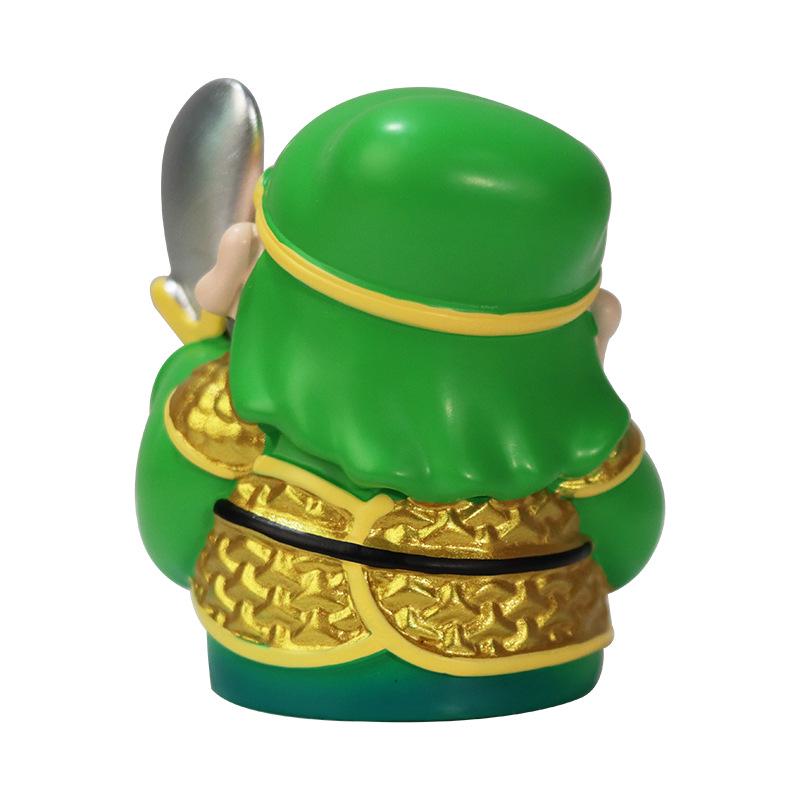 Resin Desktop Ornaments: God of Wealth Guan Yu Figurines - Creative Blind Box & Custom Decorative Pieces