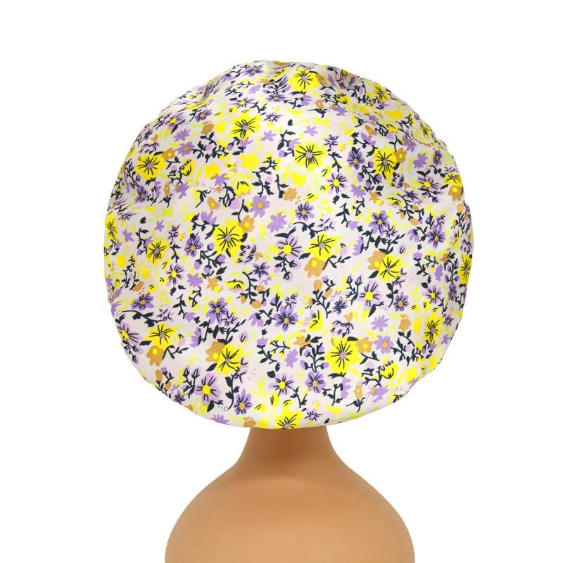 African Children Sleep Cap Hair Cover Bonnet Nuit Satin Adjustable Printing Ankara Turban Hat Night Sleep Beanie Chemo Cap New