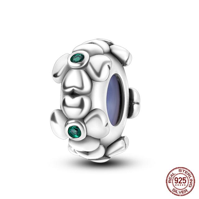 2023 mode Frühling Glück Vier Kleeblatt Serie 925 Sterling Silber Charms Perlen Fit Fasion 925 Armband DIY Schmuck