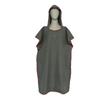 Microfiber Quick-Dry Beach Robe - Solid Color, Absorbent Changing Poncho