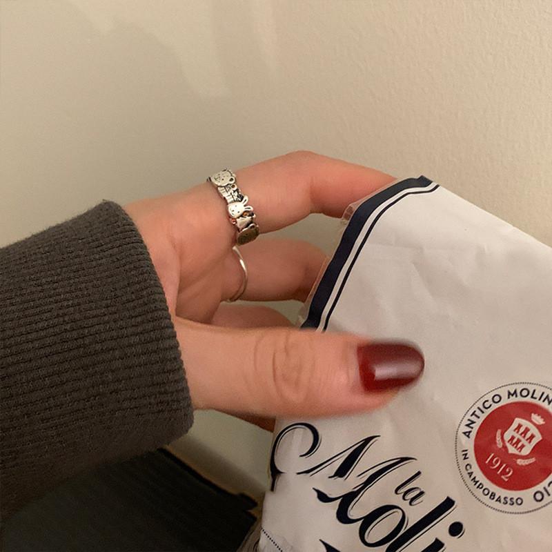 Cartoon Eyecatching Animal Ring For Women Stylish Ins Fashion Jewelry For Fall 2022