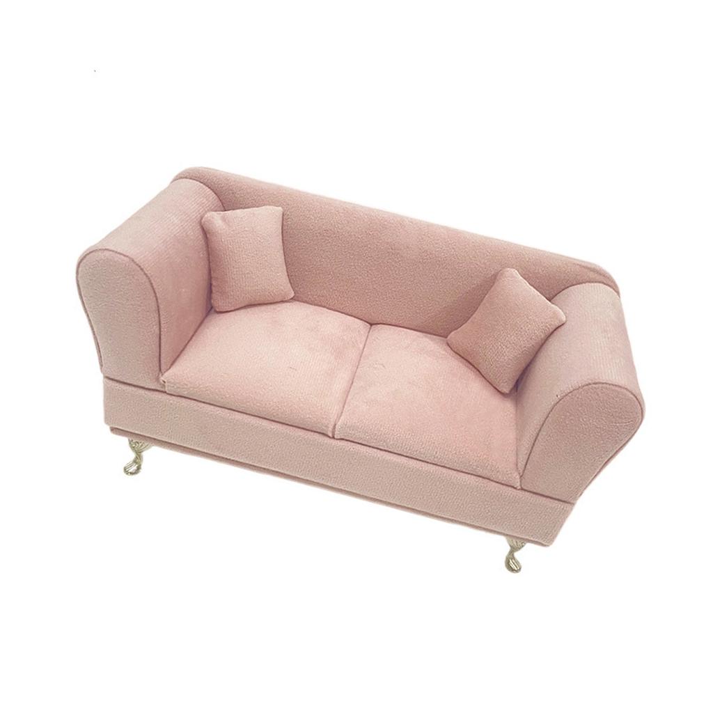 Puppenhaussofa im Maßstab 1:6 Schmuckaufbewahrungsbox für Feengartenszene und Requisiten für Rollenspiele