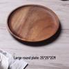 Wooden Leaf-Shaped Snack and Tea Tray