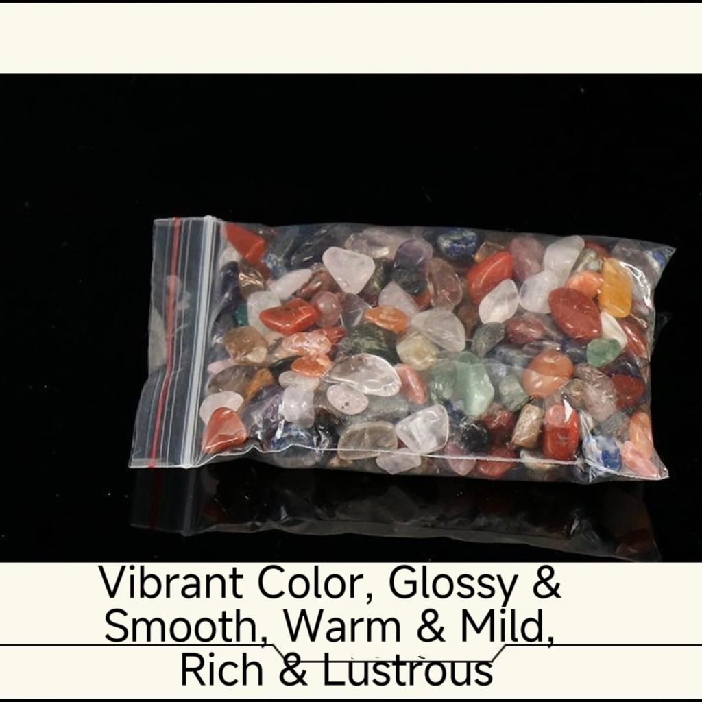 7 Chakra Crystal Mix - Healing Gemstone Collection for Meditation, Altar Offerings, Mandala Making, & Aquarium Decor