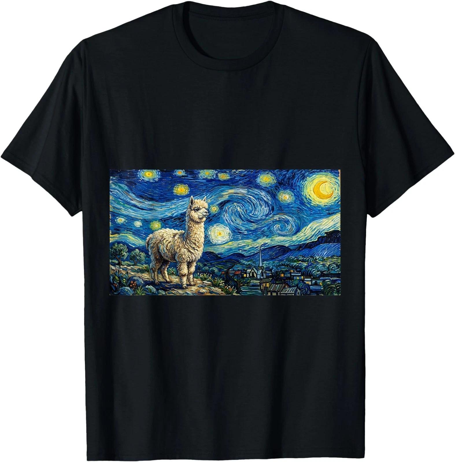 Starry Alpaca T-Shirt M
