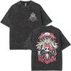 Summer Hot Sale 2026 Game Hollow Knight Washed T Shirt Men Women Vintage Top Hip Hop Streetwear Oversized Tshirt Short Sleeve Casual Clothing