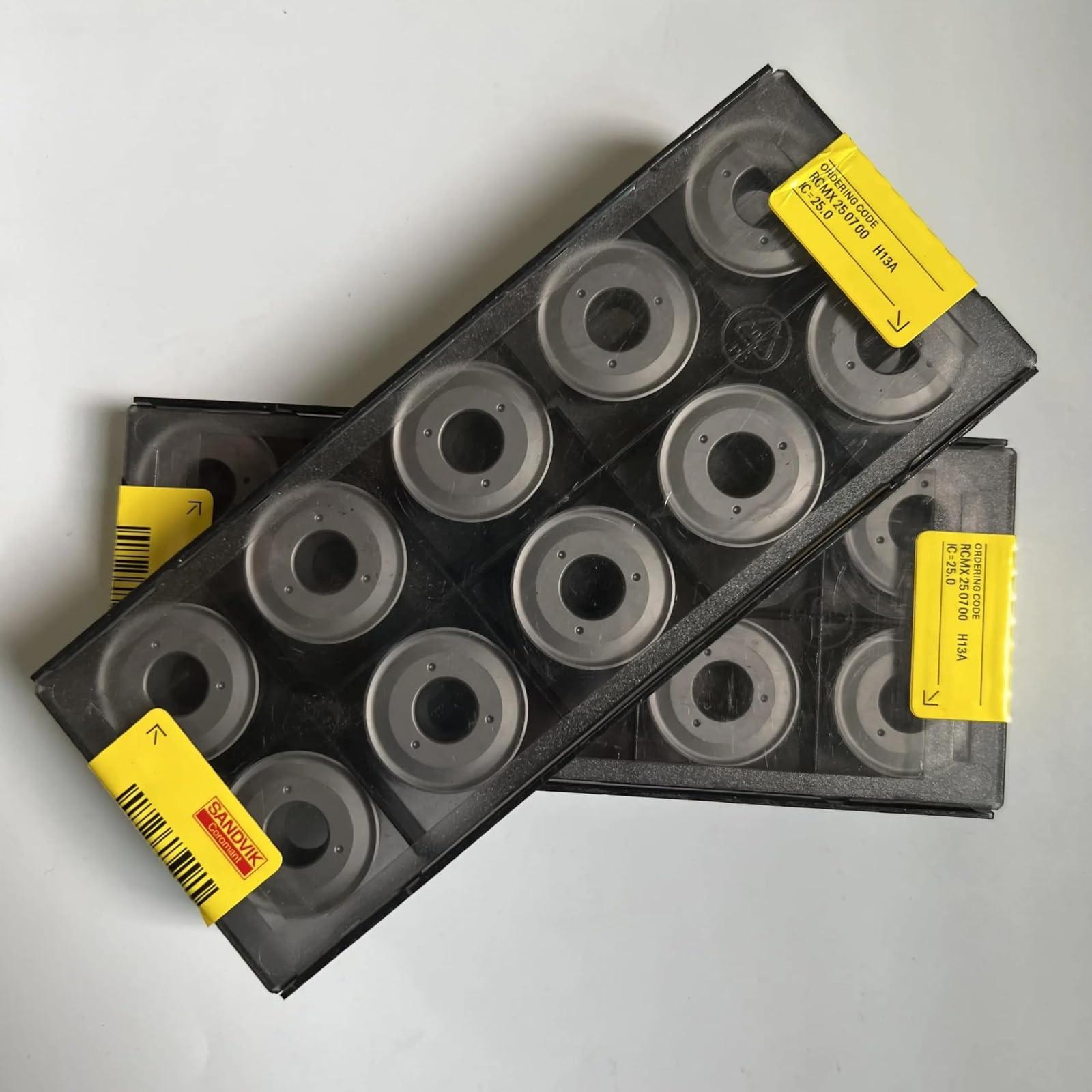 

Original Sandvik / RCMX250700 H13A / CNC lathe carbide blade 10 PCS