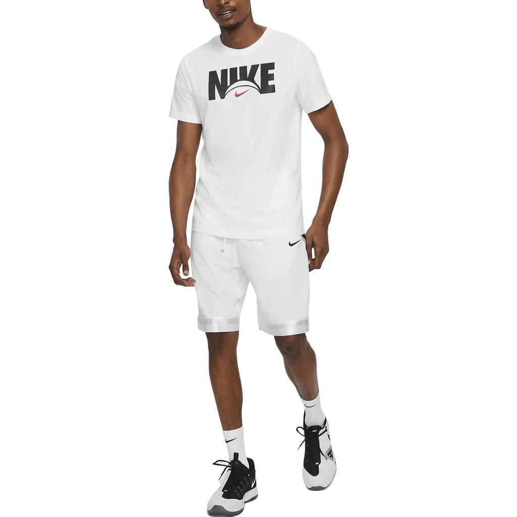New Nike Basketball Shorts Men's White CV1748-100