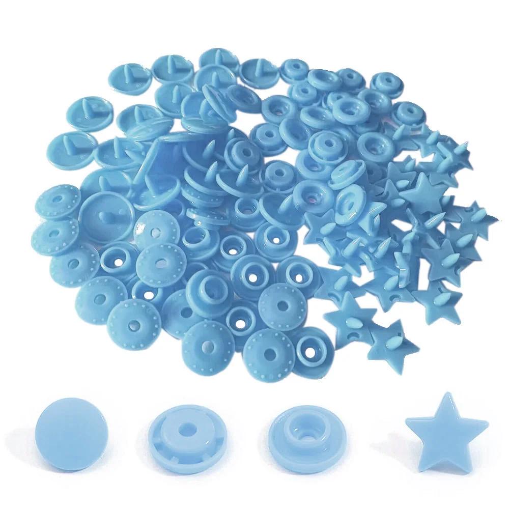 25-100 Sets Sternform T5 Kunststoff Druckknöpfe Für Kleidung DIY Bekleidung Druckknöpfe Verwendet für Windeln/Lätzchen/Taschen/Ordner/