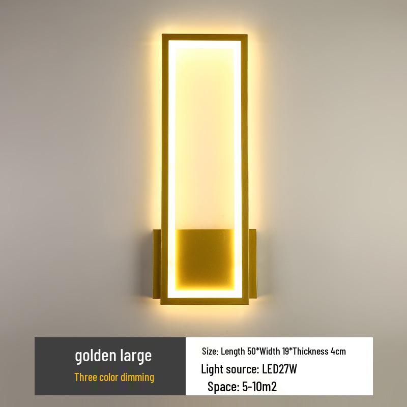 Modern LED Wall Lamp: Sleek Design for Bedroom, Living Room, and Hallway
