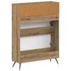 Shoe Cabinet BREDA 78 X 24 X 103 Cm Engineered Wood Artisan Oak