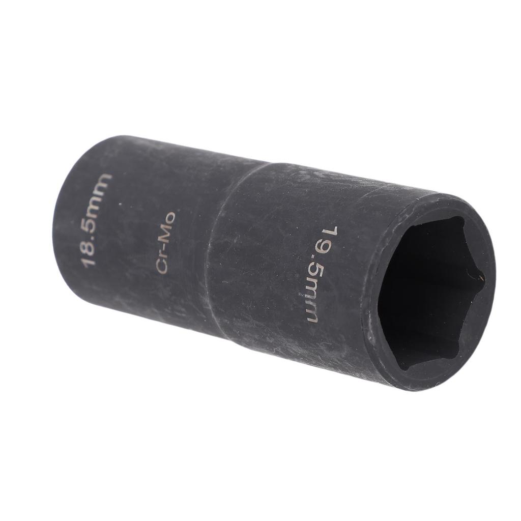 Lug Nut Flip Socket 1 2in Drive 18.5mm 19.5mm Impact Double Ended Lug Nut Removal Tool for Automotive Repair Maintenance