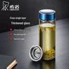 Heenoor XN-6081 Portable High Borosilicate Glass Water Bottle