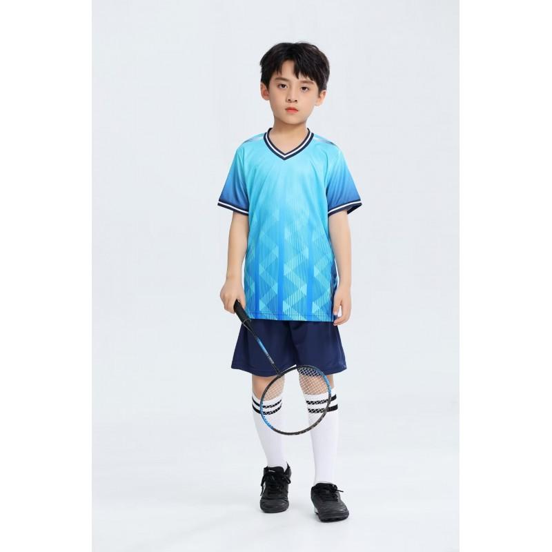 Kids Sports Jerseys Badminton Table Tennis Volleyball Training Breathable Activewear Boys Girls