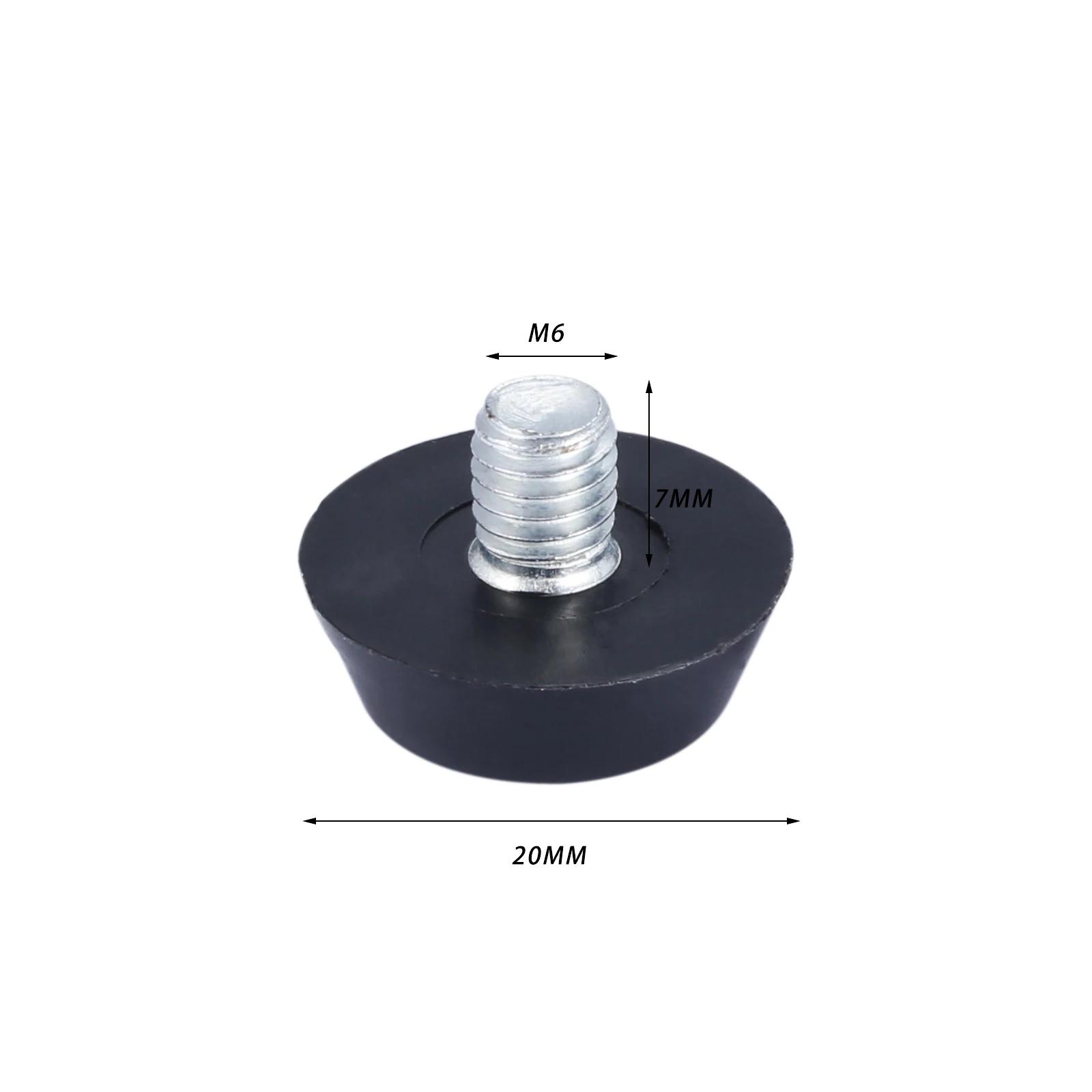 

10 Pcs/lot Home Metal Adjustable M6 M8 Threaded Stem Furniture Table Desk Glide Leg Leveler Leveling Foot Adjuster Pad Screw On