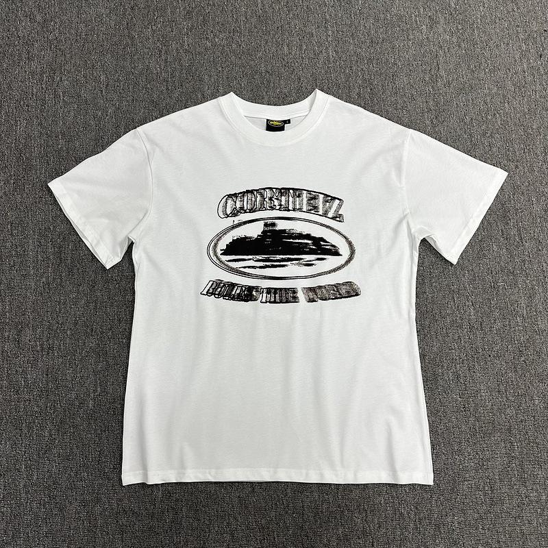 Corteiz Alcatraz Series T-shirts for Men and Women, Short-sleeve Short Sleeve with Lettered Logo Print Crew Neck Loose Casual T-shirt