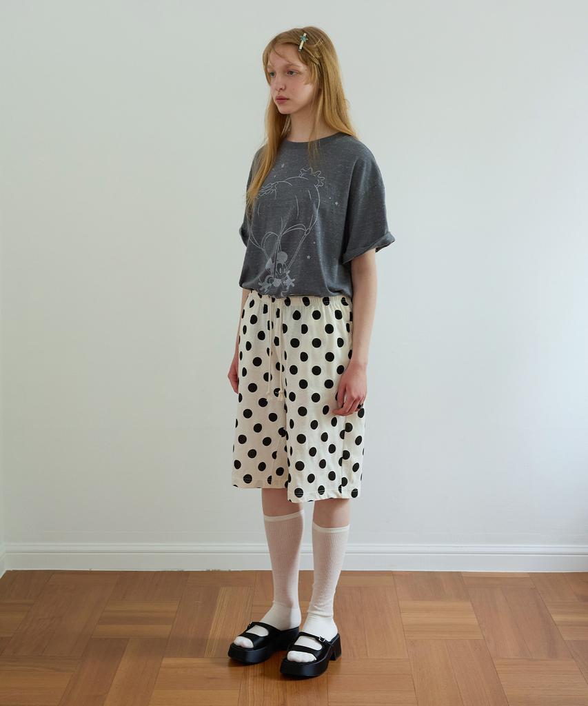 FUNFROMFUN Polka Shorts, Ivory