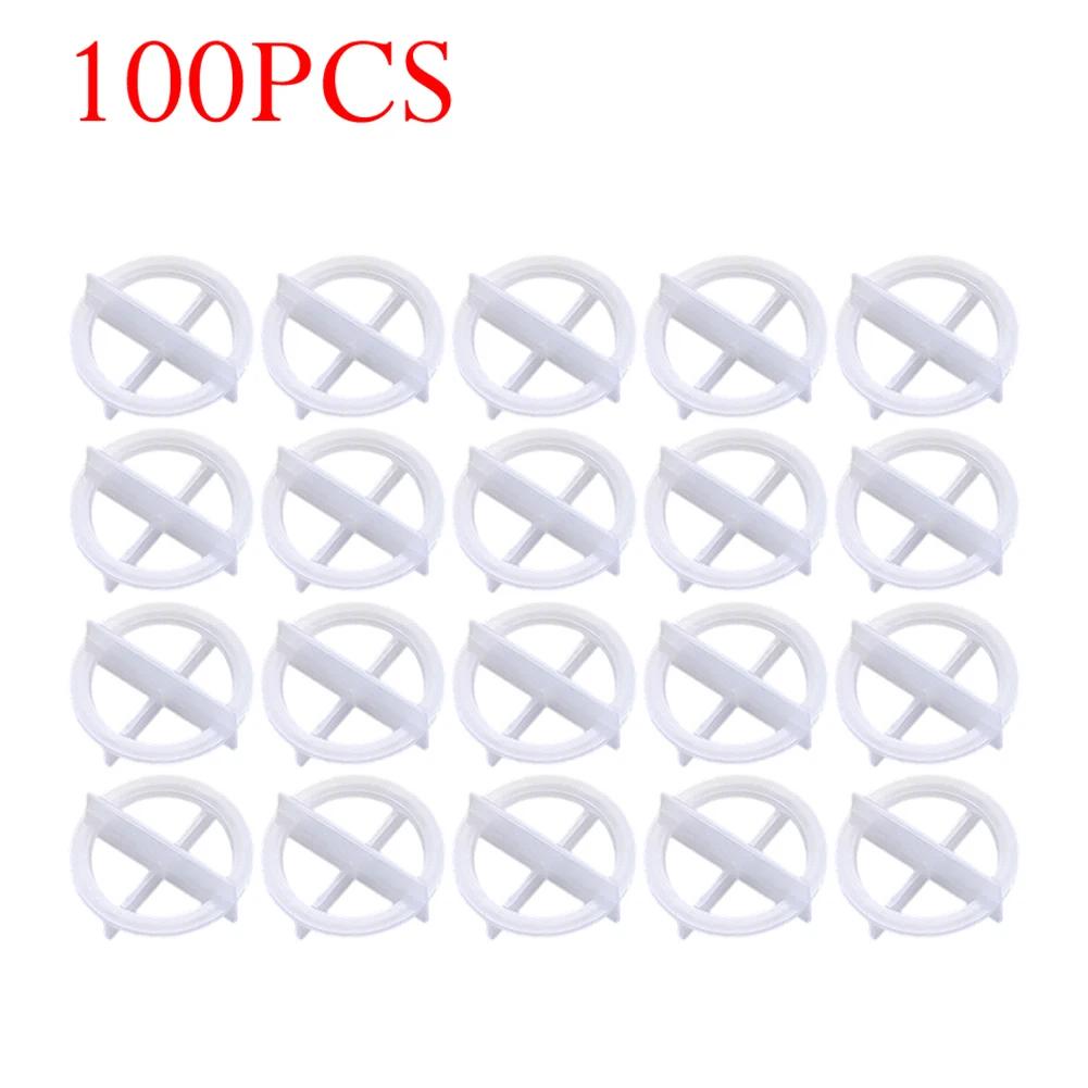 

100pcs Ceramic Tile Leveling System Clips Professional Spacers Clips Wedge For Tile Laying Wall Floor Fixing Construction Tools