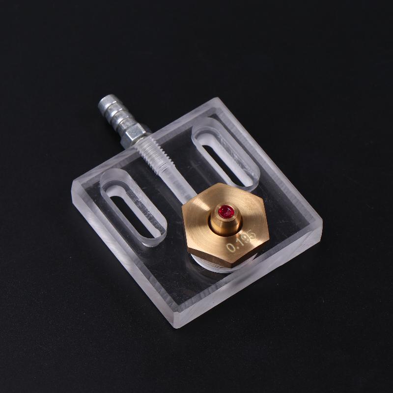 

0.192mm 0.195mm Ruby Water Nozzle Cooling Plate Molybdenum Wire Guider EDM Parts With Panel Medium Speed Wire Cut Machine