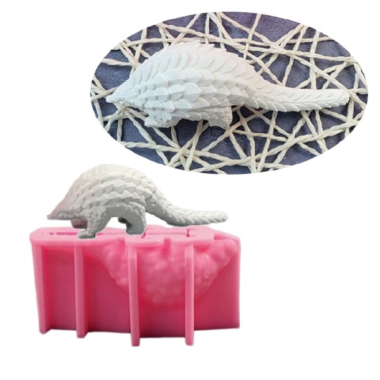 Animal Figurine Silicone Molds for Home Decoration, Plaster Silicone Molds, Epoxy Resin Molds for Plaster Decoration