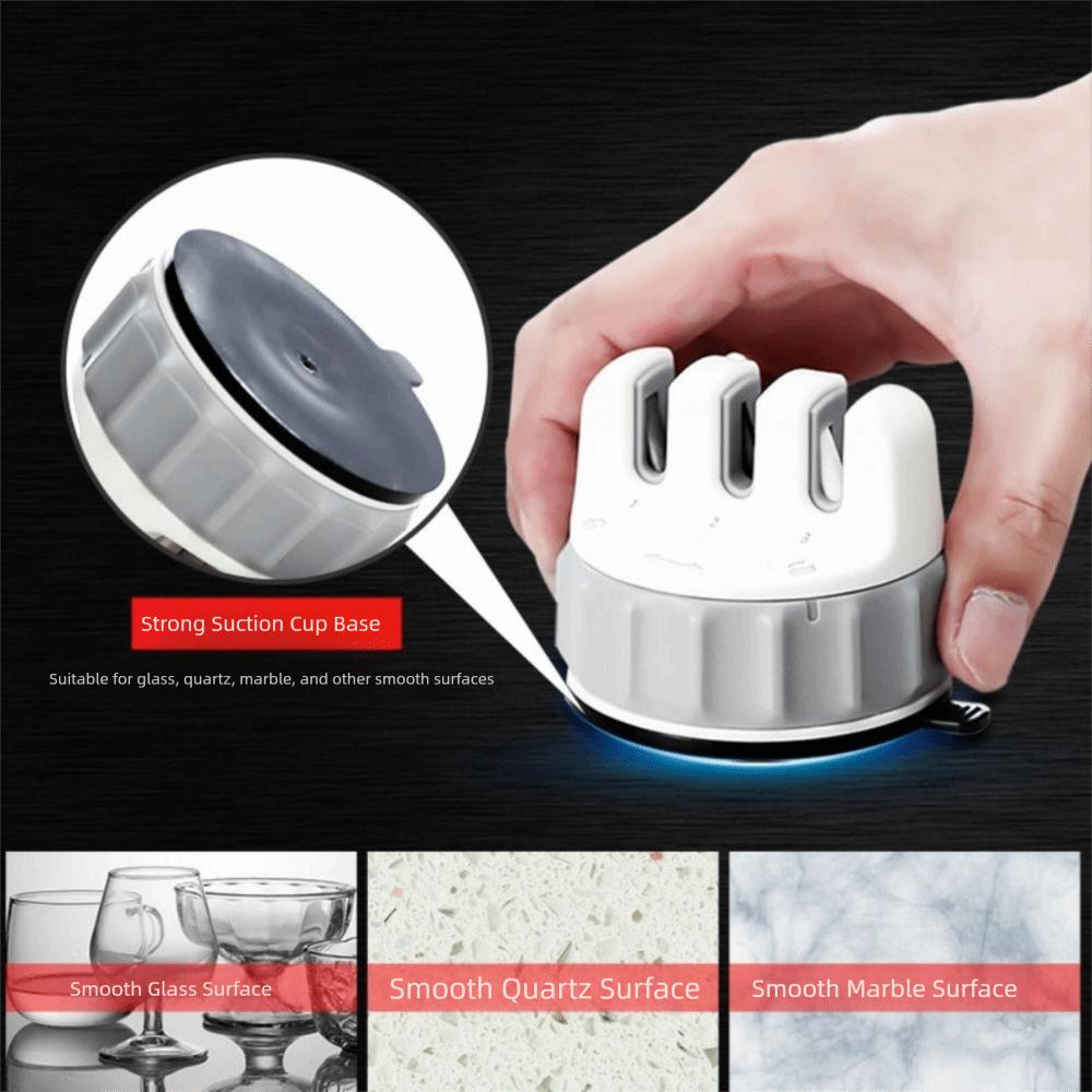 Stainless Steel Mini Cutter Sharpener 3 Stages Cutter Whetstone Sharpening Stone  Kitchen