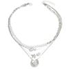 Imitation Pearl Necklace Fashion Retro Light Luxury Niche High-end Collarbone Chain Star Pendant Women's Necklace