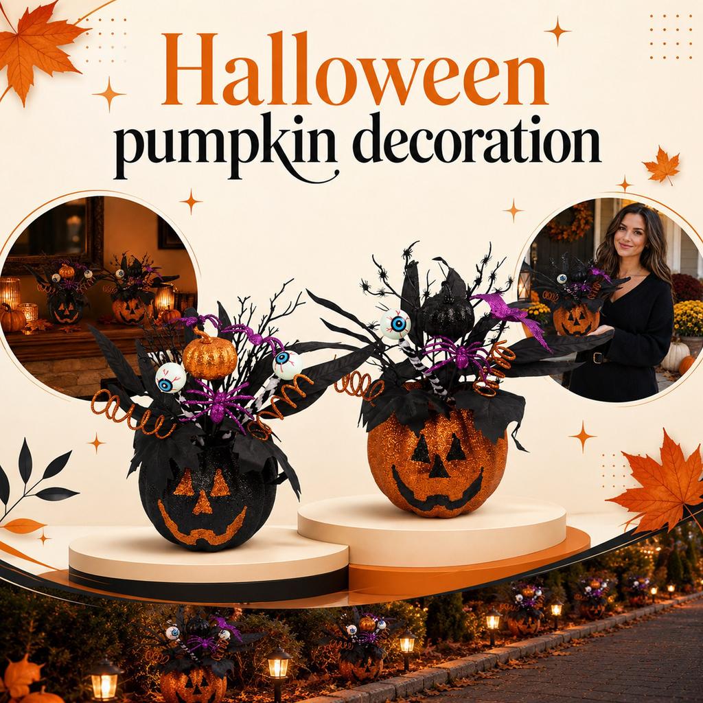 Artificial Pumpkin Stems, Halloween Floral Picks Centerpieces, Fall Home Decor