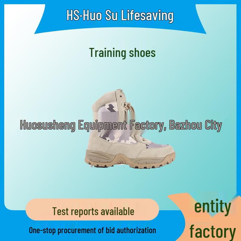 Premium Firefighting & Rescue Training Boots - Multipurpose Outdoor Emergency Shoes
