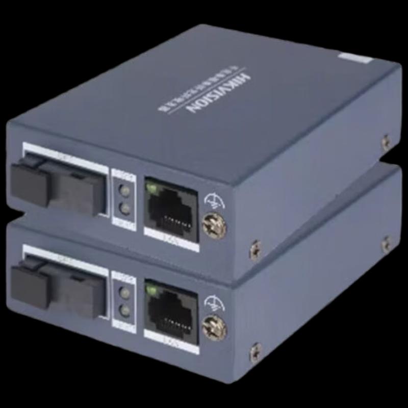 Hikvision Gigabit Single-Mode Single-Fiber Optic Transceiver Pair