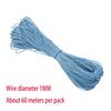 Multipurpose Cotton Waxed Thread 65.61yardX1mm Braiding Cord String for Jewelry Making Home Decoration and Gift Wrapping HX6C