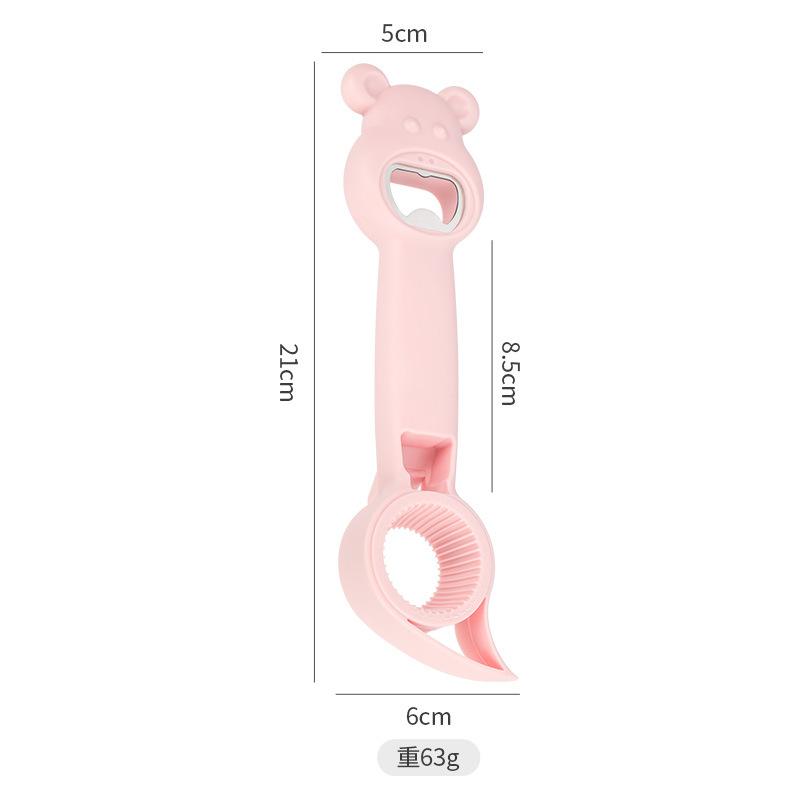 

4-в-1 открывалка для бутылок Многофункциональная открывалка для пива Многоцелевой штопор Открывалка для банок Кухонные гаджеты Аксессуары