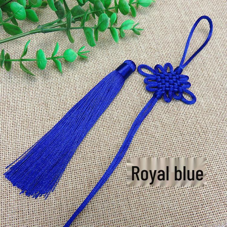 Chinese Knot Car Pendant - Handmade Tassel Accessory (Pack of 6)