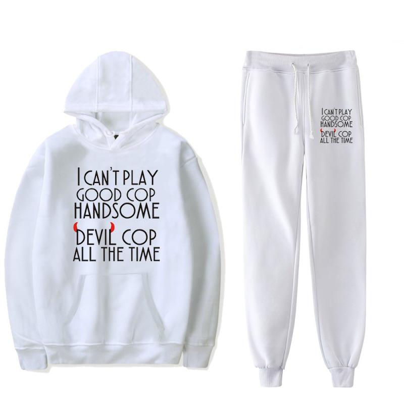 Lucifer Season 5 Printed Men Women Tracksuit Sets Casual Hoodie And Pants 2pcs Sets Oversized Sweatshirt Fashion Unisex Clothing