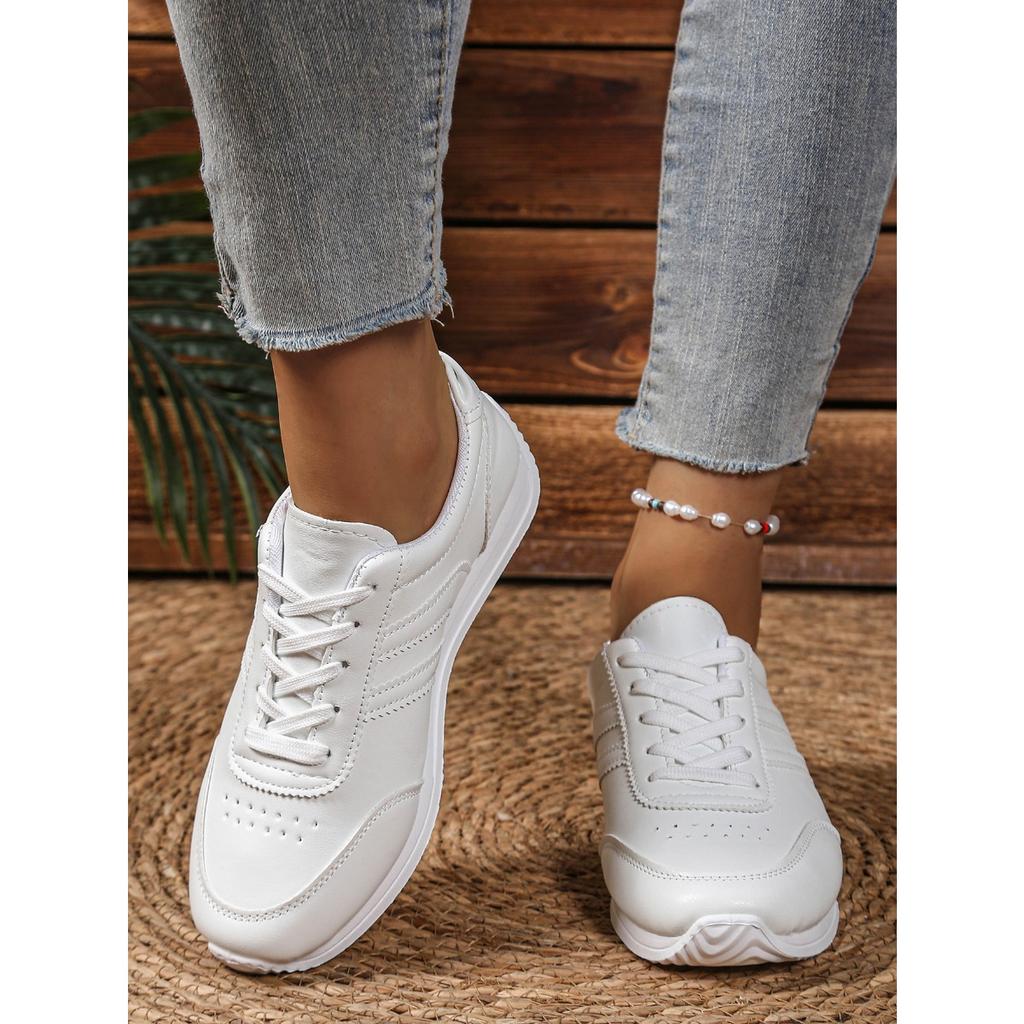 Summer, Soft Soled Shoes, Versatile, Lace Up, Casual Shoes, Sports Shoes, Running Shoes, Women's Shoes