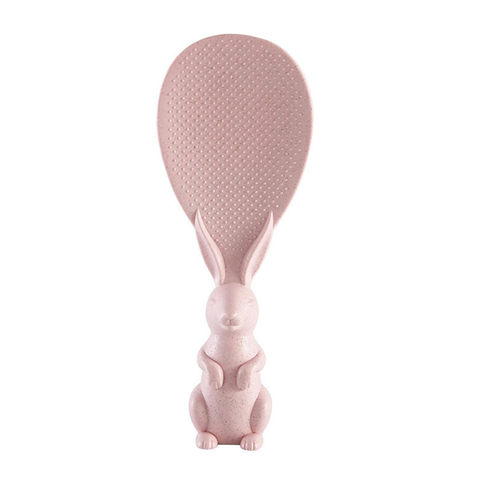 

Милий маленький кролик побутової термостійкий совок рожевий