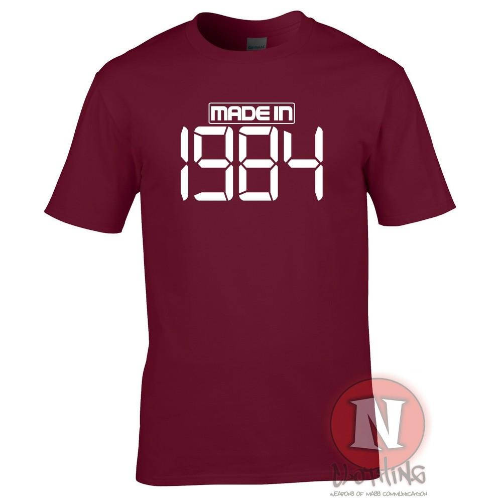 Made In 1984 TShirt Birthday Party Celebration Fancy Dress Teeshirt S