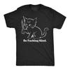 Mens Funny T Shirts Be Kind Sarcastic Kitten Graphic Novelty Tee for Men