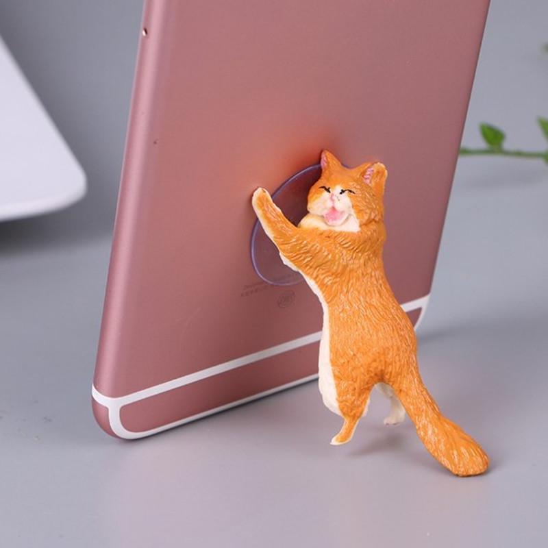 Supporto per telefono gattino carino creativo: Gadget divertente per bambini e adulti